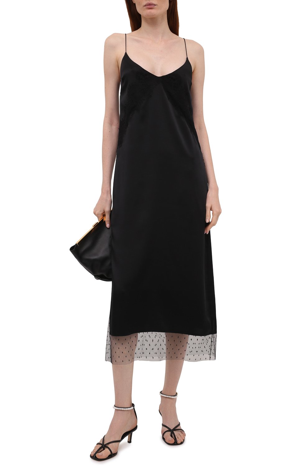 Платье REDVALENTINO черного цвета по цене 76350 руб., арт. WR3VABA5/61Y, фото 2 Платье REDVALENTINO, арт. WR3VABA5/61Y, фото 2