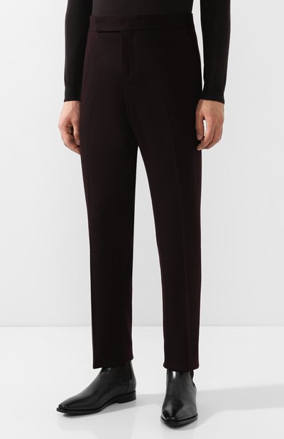 Брюки из смеси хлопка и шерсти BERLUTI, арт. R14TTU22-WAJB, фото 3