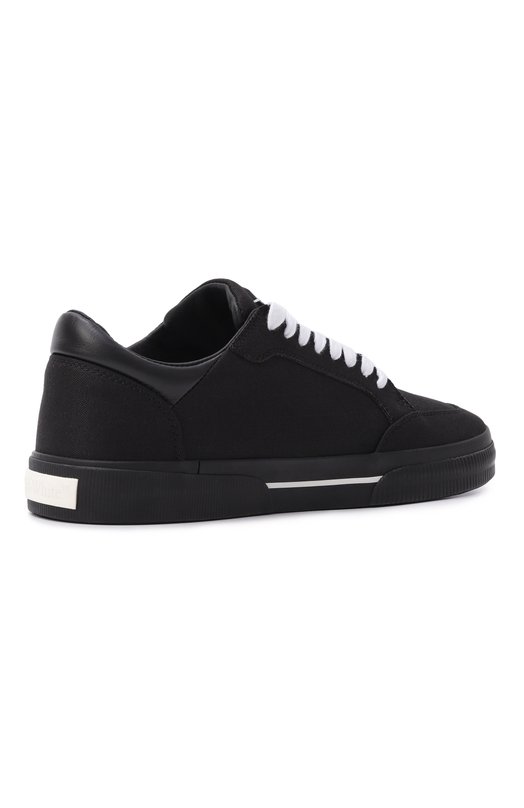Текстильные кеды New Low Vulcanized Off-White 0MIA293C99FAB002 Чёрный  0MIA293C99FAB002 Фото 5