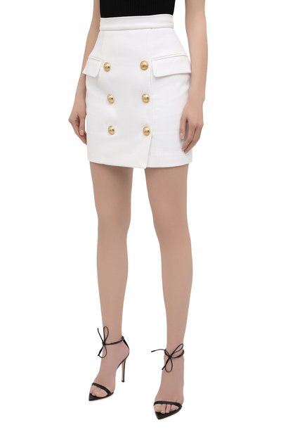 Хлопковая юбка BALMAIN, арт. VF14004/C208, фото 3