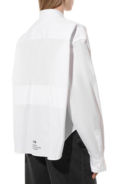 Хлопковая рубашка VETEMENTS, арт. UE64SH130W, фото 4