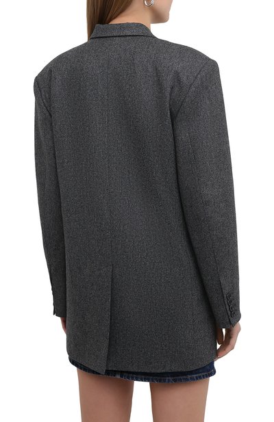 Шерстяной жакет ISABEL MARANT темно-серого цвета по цене 89950 руб., арт. VE1501-20H026I/0LADIMIA, фото 4 Шерстяной жакет ISABEL MARANT, арт. VE1501-20H026I/0LADIMIA, фото 4