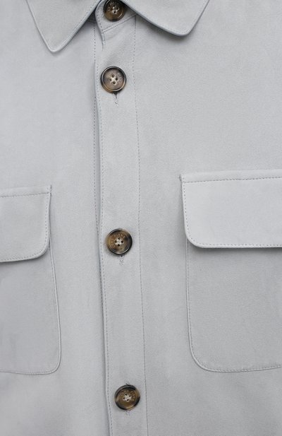 Замшевая куртка-рубашка LORO PIANA, арт. FAL6174, фото 5