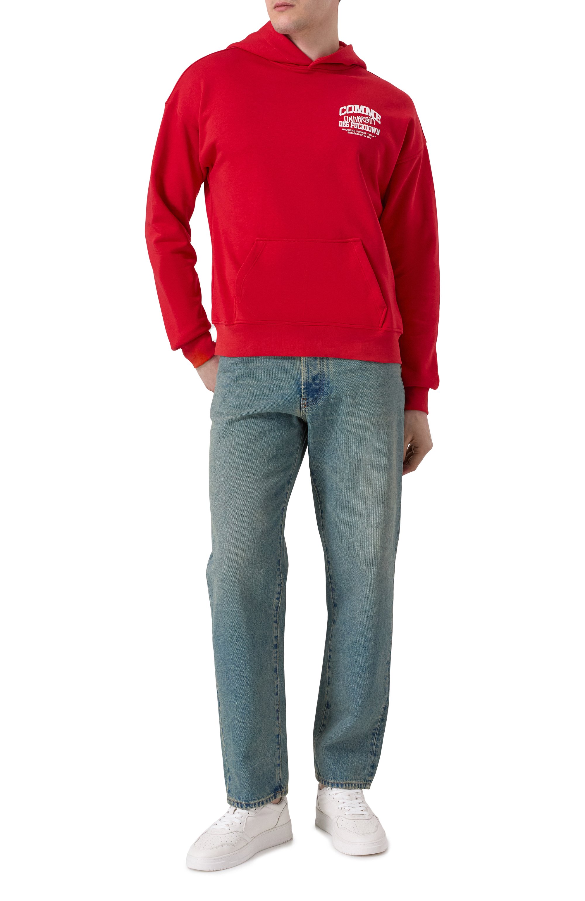 Хлопковое худи COMME DES FUCKDOWN, арт. CFABM01620, фото 2