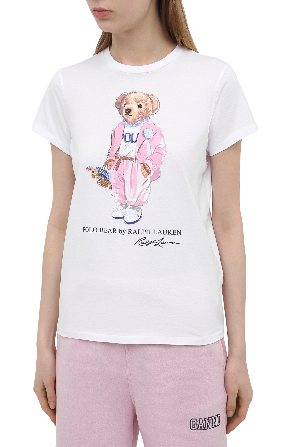 Хлопковая футболка POLO RALPH LAUREN, арт. 211838100, фото 3