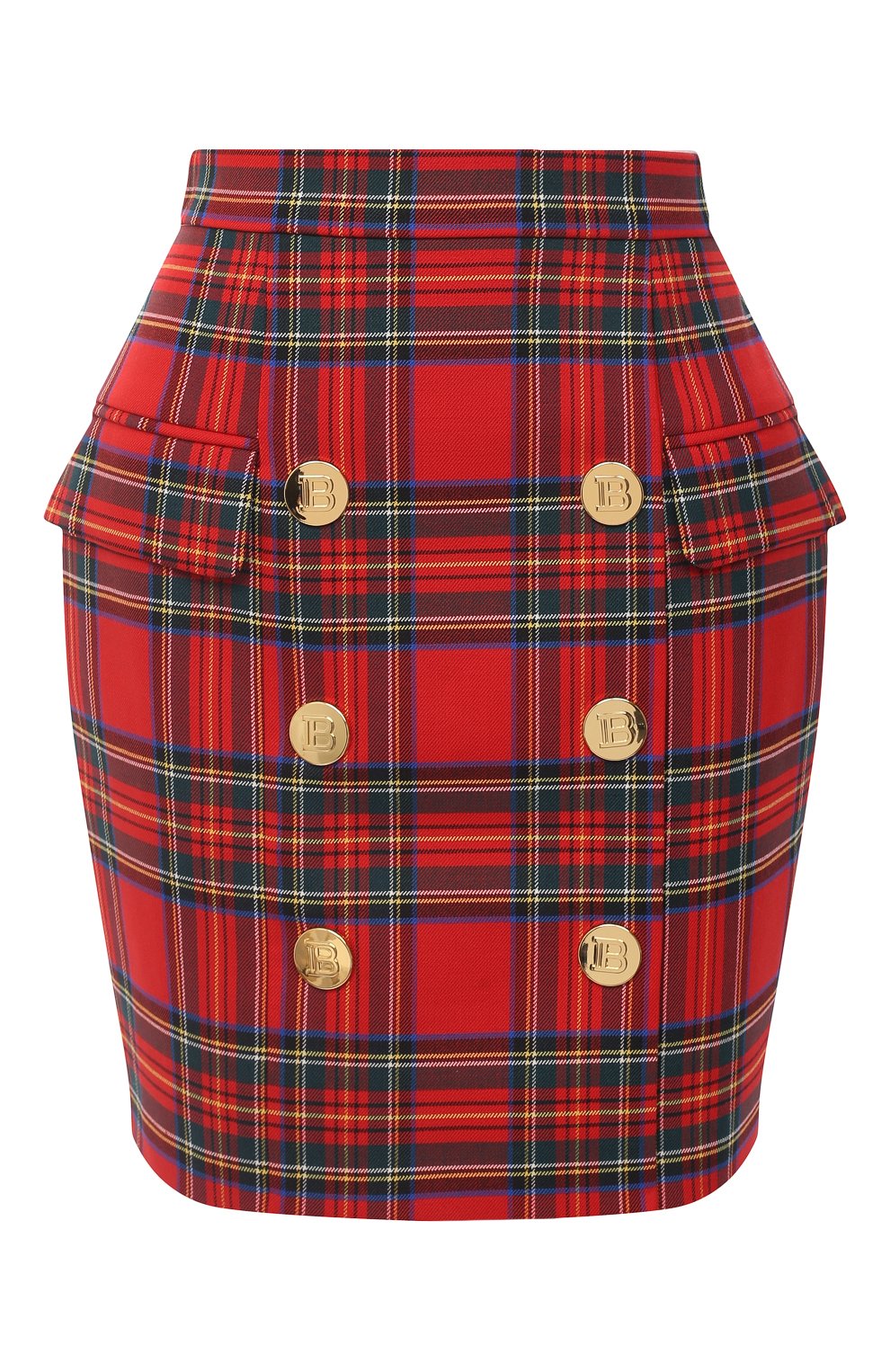 Шерстяная юбка BALMAIN, арт. UF14004/W085, фото 1