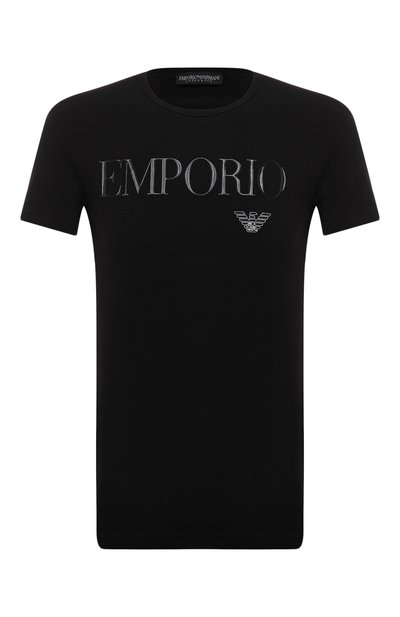Мужская хлопковая футболка EMPORIO ARMANI, арт. 111035/CC716