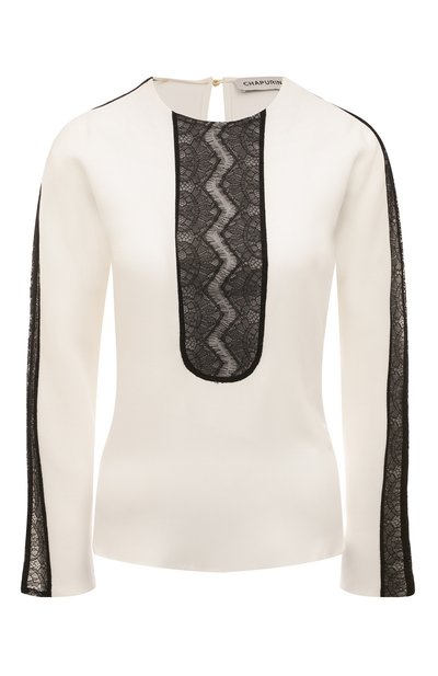 Шелковая блузка CHAPURIN, арт. BL/19505/27878-м/SS23, фото 1