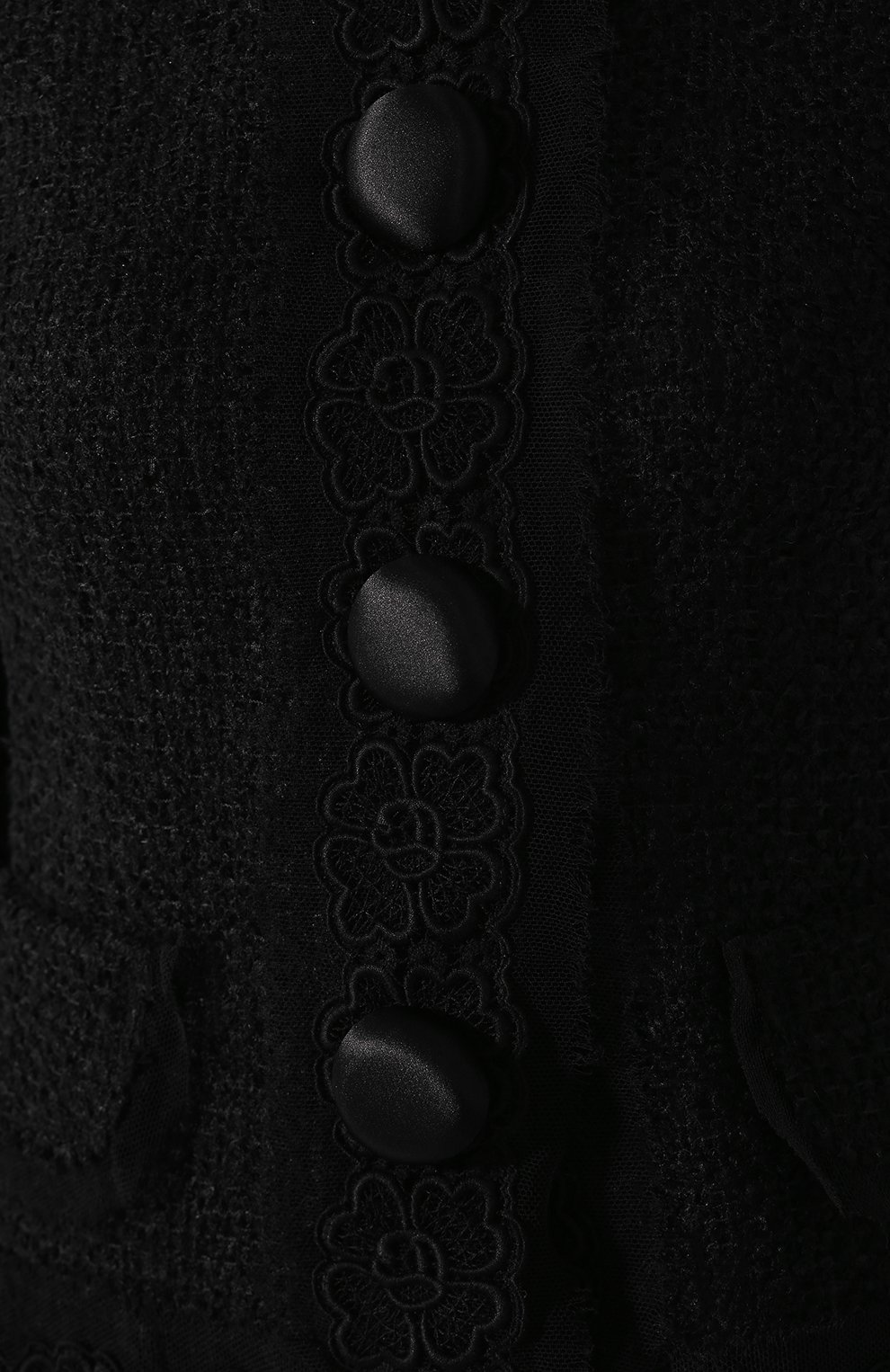 Жакет DOLCE & GABBANA черного цвета по цене 354000 руб., арт. F28ULT/HUMET, фото 5 Жакет DOLCE & GABBANA, арт. F28ULT/HUMET, фото 5