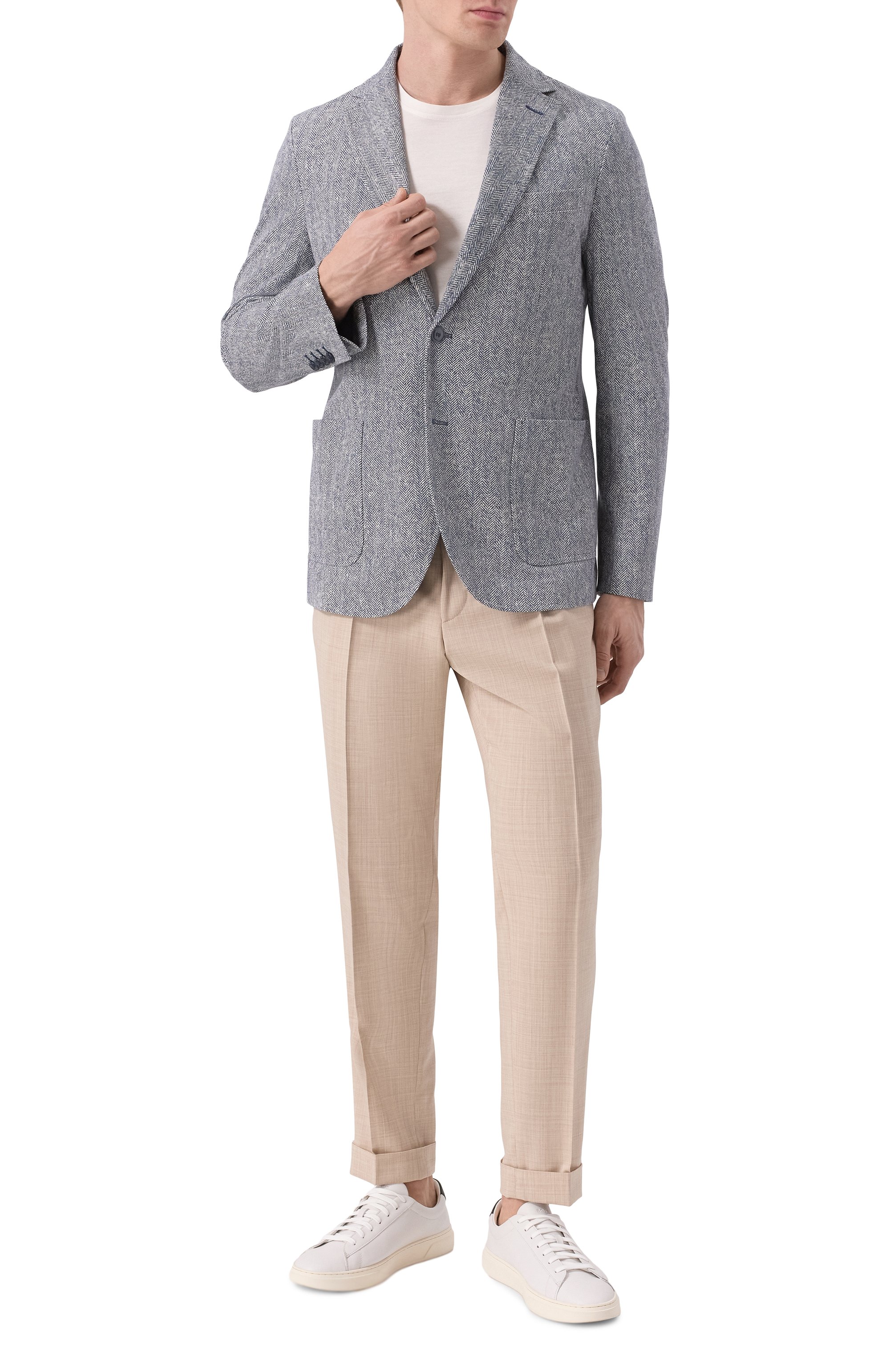 Хлопковый пиджак CIRCOLO 1901, арт. CN4800, фото 3