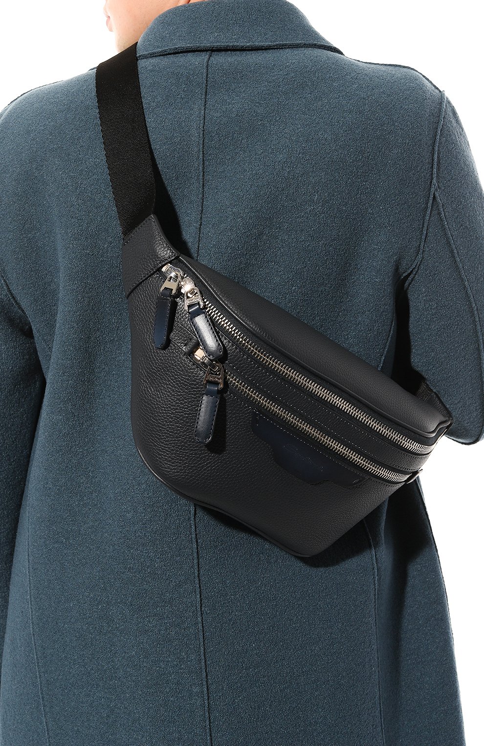 Кожаная поясная сумка SANTONI, арт. UIBBA2365EN-A2IBZ29, фото 2