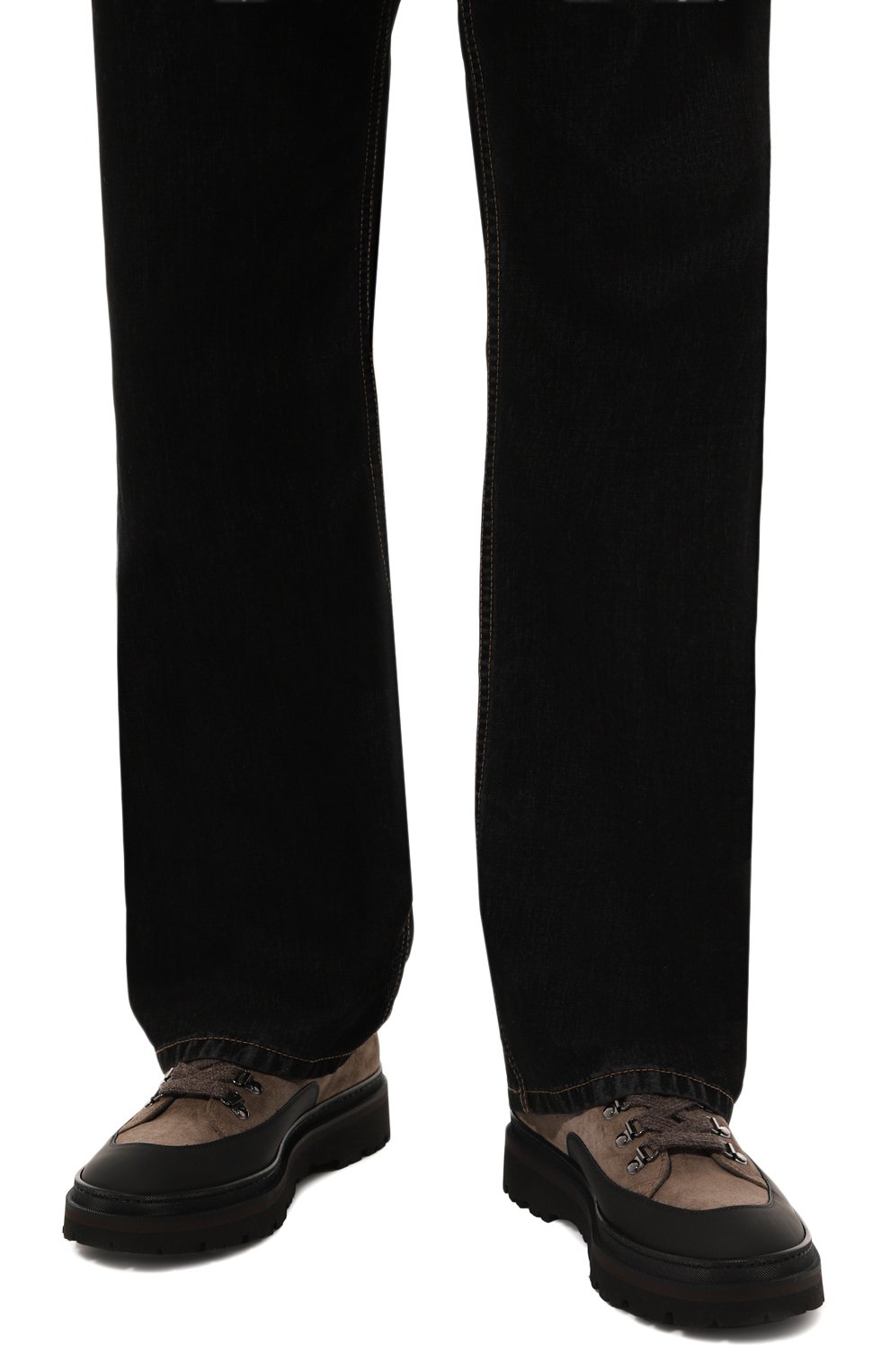 Замшевые ботинки nudd BLU BARRETT темно-бежевого цвета по цене 68950 руб., арт. NUD-12568.12, фото 3 Замшевые ботинки nudd BLU BARRETT, арт. NUD-12568.12, фото 3