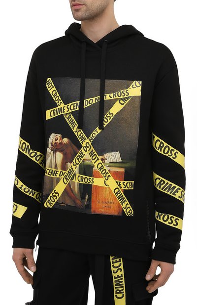 Хлопковое худи DIEGO VENTURINO, арт. SS21-DV FLH MCS, фото 3