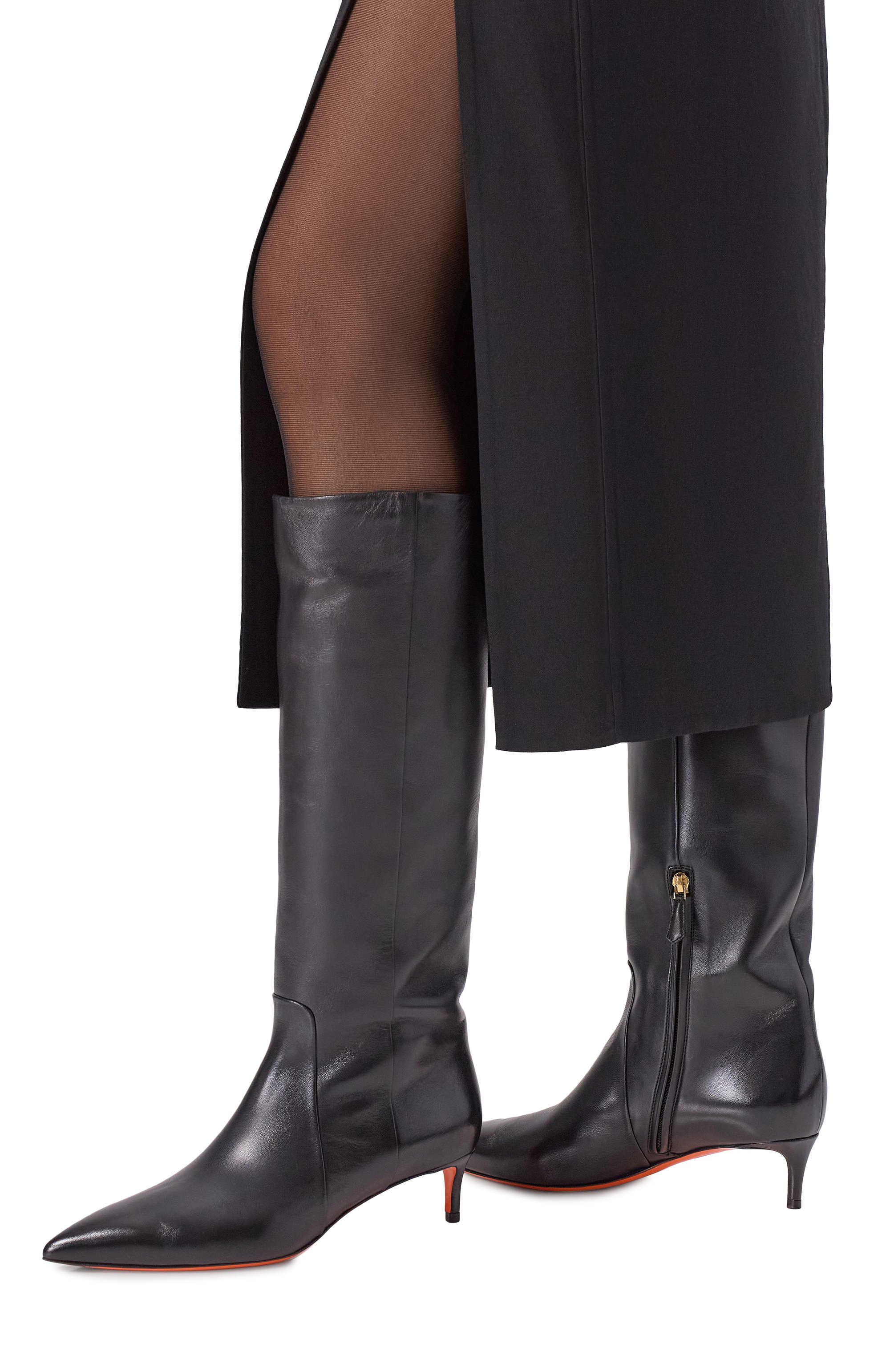 Кожаные сапоги SANTONI, арт. WSLG71756HI2NHPE, фото 3