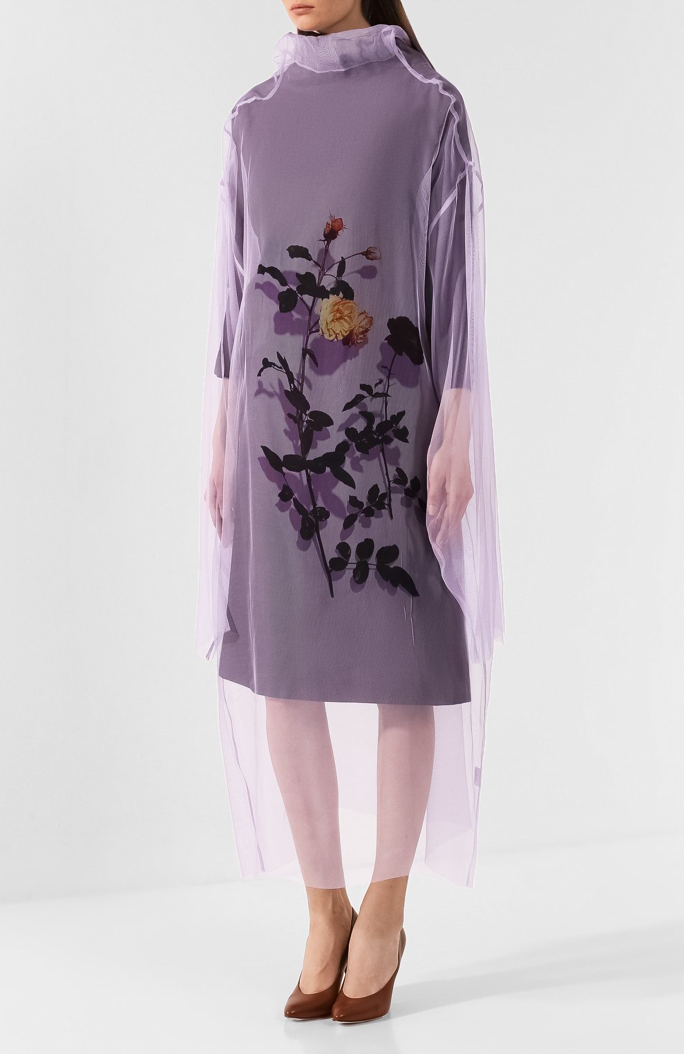 Шелковое платье-туника DRIES VAN NOTEN, арт. 192-11015-8132, фото 3