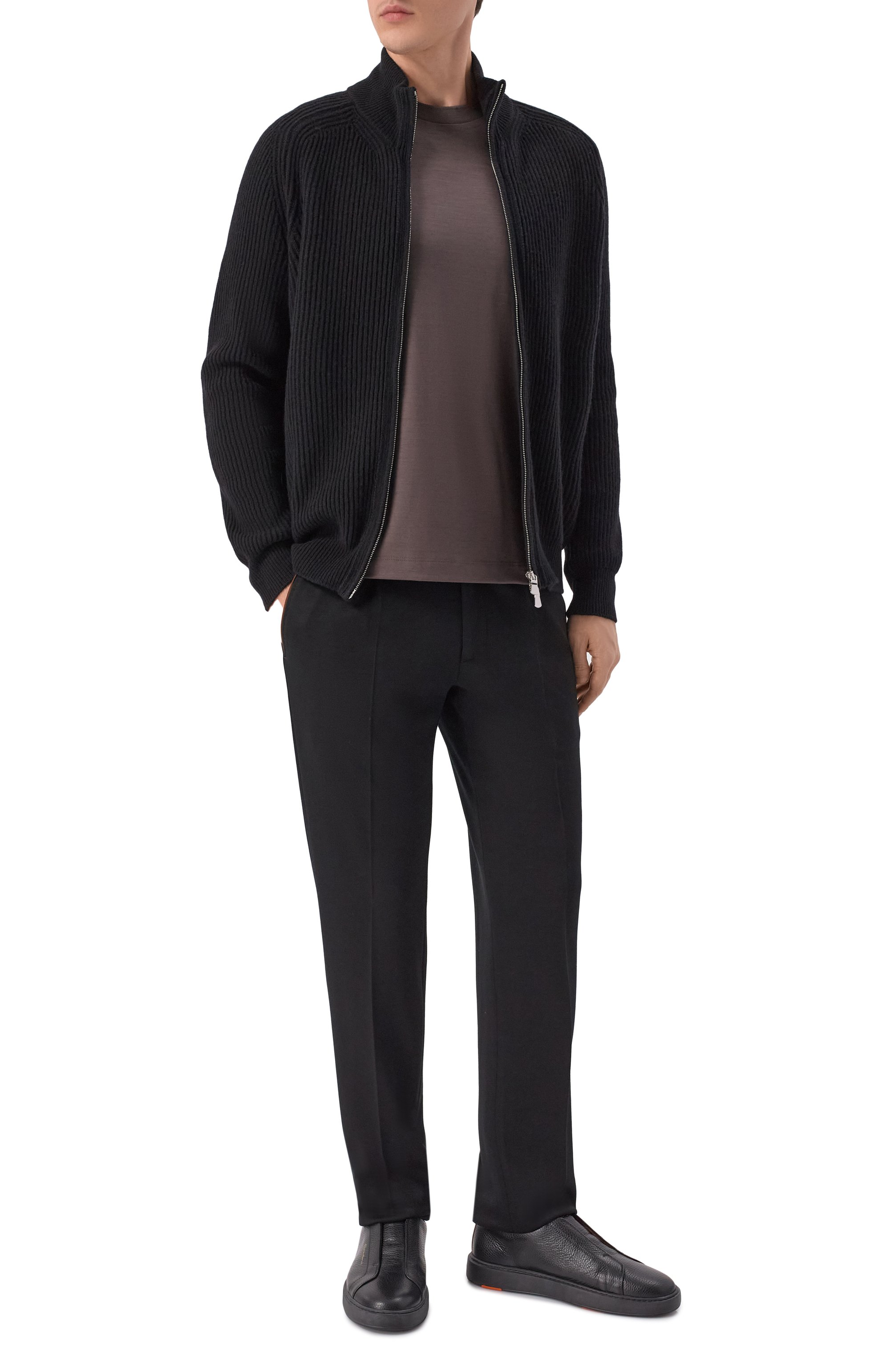 Шерстяные брюки STEFANO RICCI, арт. M1T5300111/W0001D, фото 2