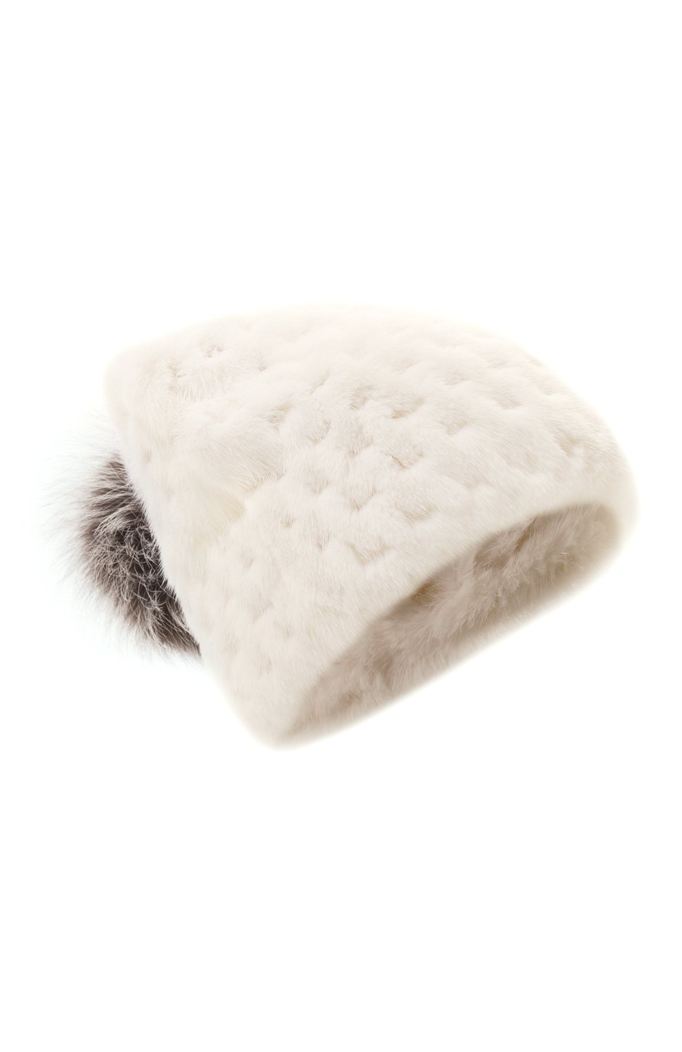 Меховая шапка из норки и лисы VICTORIA KUSENKOVA, арт. 071700001672, фото 1