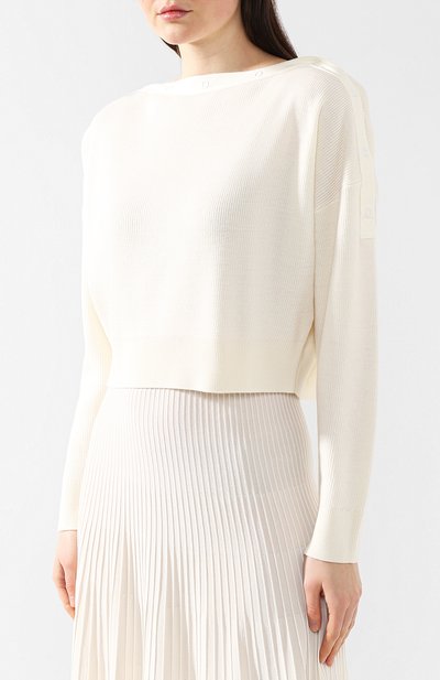 Шерстяной пуловер ALEXANDERWANG.T кремового цвета по цене 49950 руб., арт. 4K191058, фото 3 Шерстяной пуловер ALEXANDERWANG.T, арт. 4K191058, фото 3