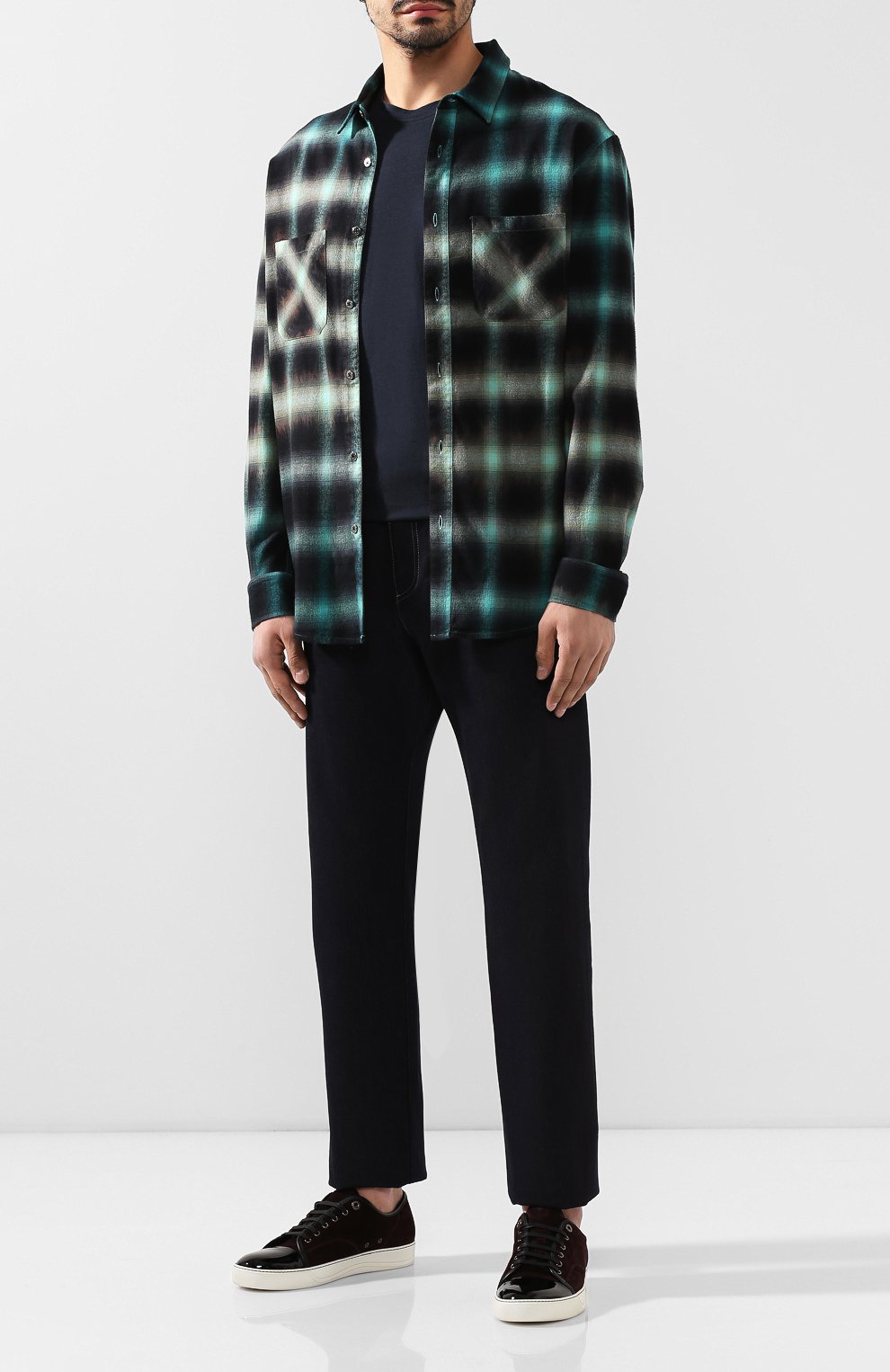 Замшевые кеды LANVIN бордового цвета по цене 43250 руб., арт. FM-SKDBB1-VBAL-P15, фото 2 Замшевые кеды LANVIN, арт. FM-SKDBB1-VBAL-P15, фото 2