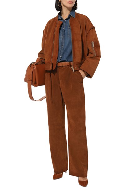 Замшевый бомбер HALFBOY, арт. HFW241WLBB084, фото 2