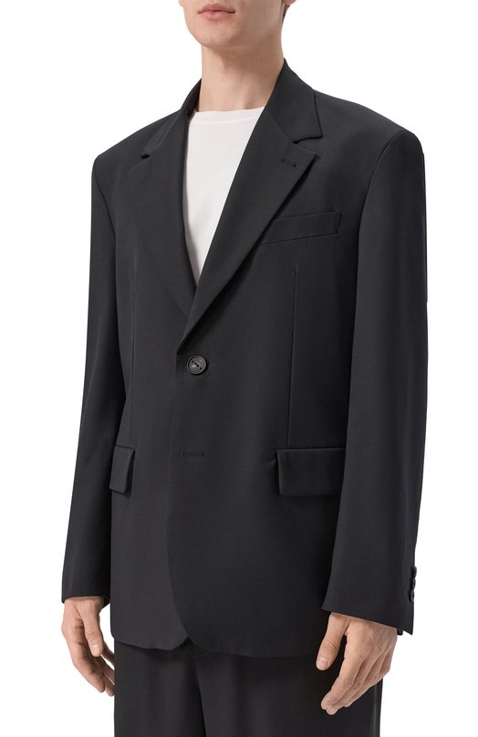 Однобортный пиджак Hevo M0LFETTA SUIT S 090/H718_1 Чёрный  M0LFETTA SUIT S 090/H718_1 Фото 3