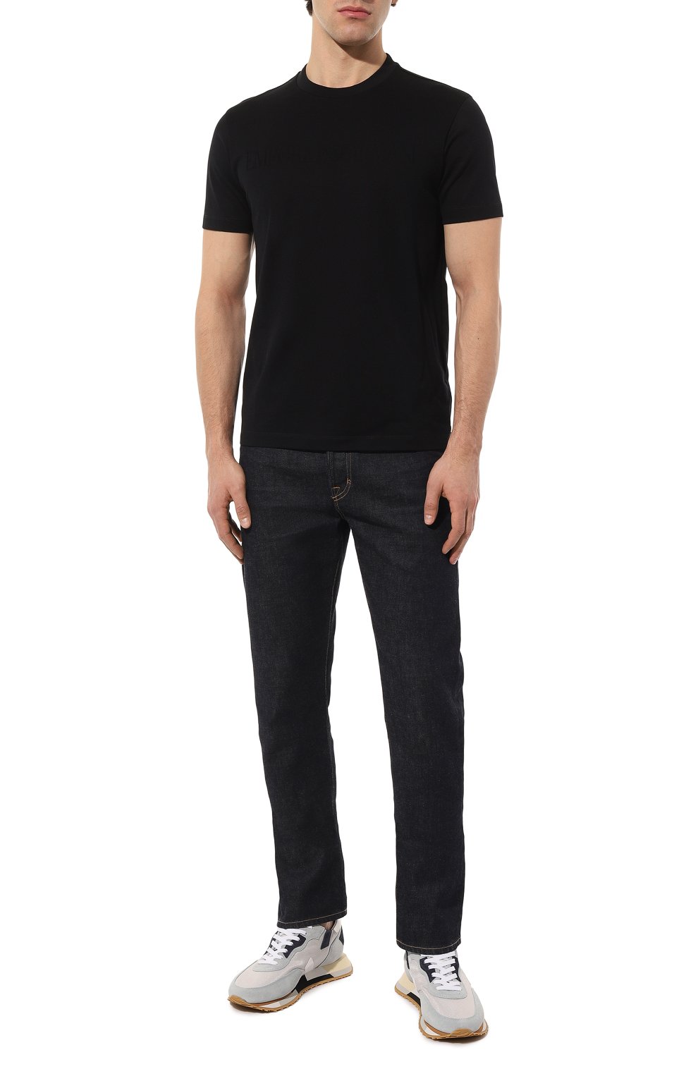 Хлопковая футболка EMPORIO ARMANI, арт. 8N1TD2/1JGYZ, фото 2