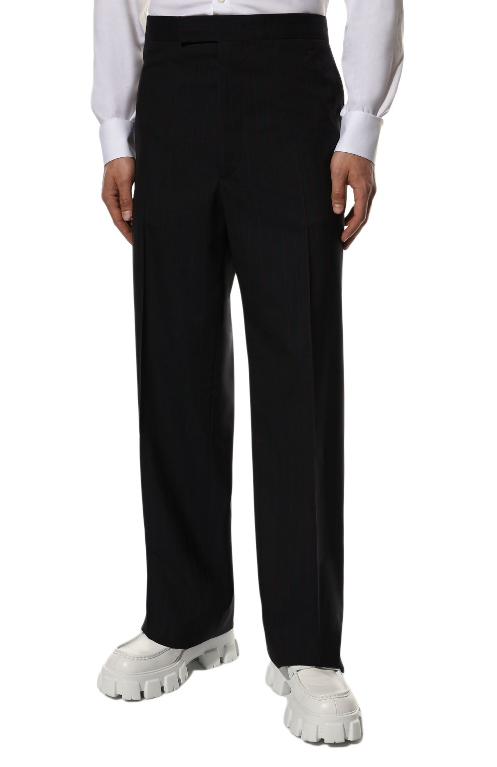 Шерстяные брюки PRADA, арт. SPH176-10D9-F0008-221, фото 3