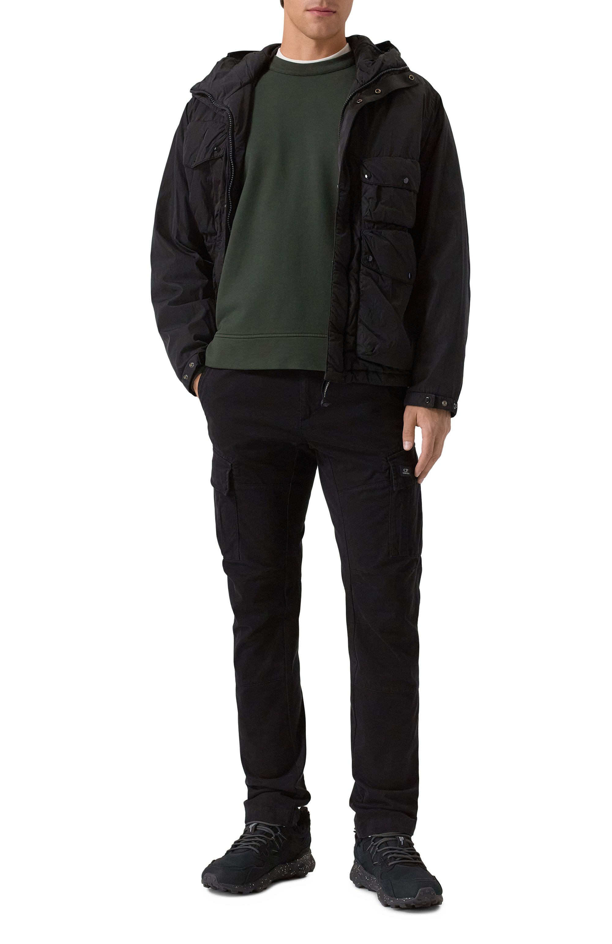 Хлопковый свитшот C.P. COMPANY, арт. 19CMSS058A006372G, фото 2