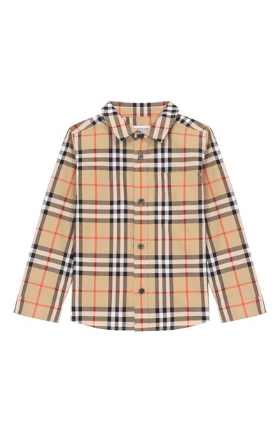 Хлопковая рубашка BURBERRY, арт. 8117166