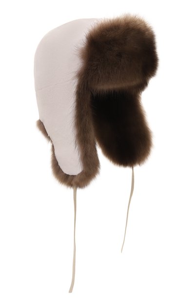 Мужская шапка-ушанка селин из меха соболя и норки FURLAND, арт. 0090907450170600000