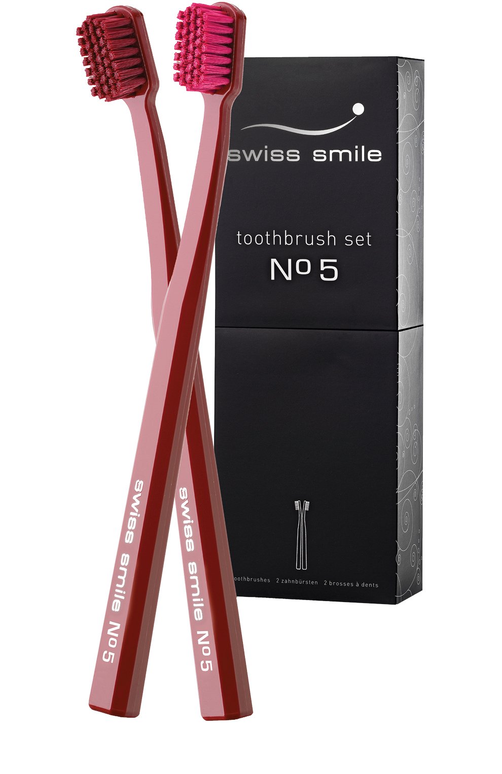Набор зубных щёток №5 SWISS SMILE бесцветного цвета по цене 3060 руб., арт. 7640131979153, фото 1 Набор зубных щёток №5 SWISS SMILE, арт. 7640131979153, фото 1