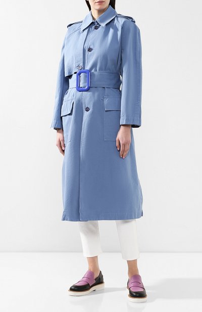 Плащ из смеси хлопка и льна ACNE STUDIOS, арт. A90111, фото 3