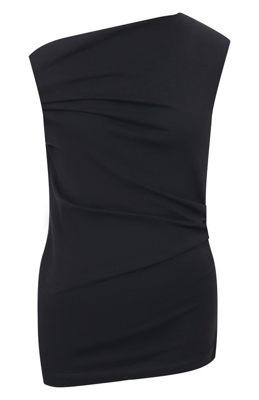 Хлопковый топ Dries Van Noten 011111/2603 Чёрный 011111/2603