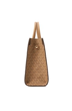 Женская сумка scarlett medium MICHAEL MICHAEL KORS бежевого цвета, арт. 30R5GETS2V | Фото 4 (Ремень/цепочка: На ремешке; Размер: medium; Драгоценные камни: Проставлено; Материал сплава: Проставлено; Материал: Канва)