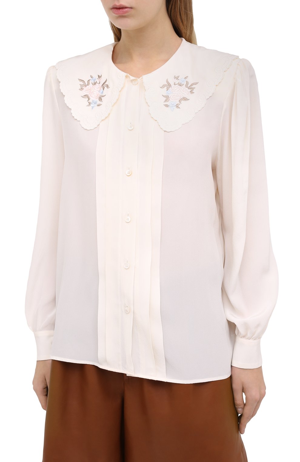 Шелковая блузка ALESSANDRA RICH, арт. FAB2314-F3057, фото 3