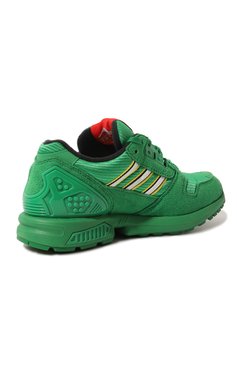 Детские кроссовки adidas zx 8000 x lego ADIDAS ORIGINALS зеленого цвета, арт. GZ8208 | Фото 3 (Материал внутренний: Текстиль; Материал внешний: Текстиль; Стили: Спорт; Региональные ограничения белый список (Axapta Mercury): RU; Материал сплава: Проставлено; Нос: Не проставлено)