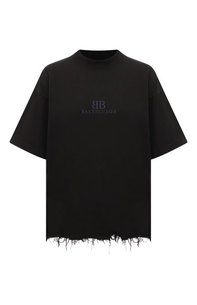Женская хлопковая футболка BALENCIAGA, арт. 783399/TQVS8