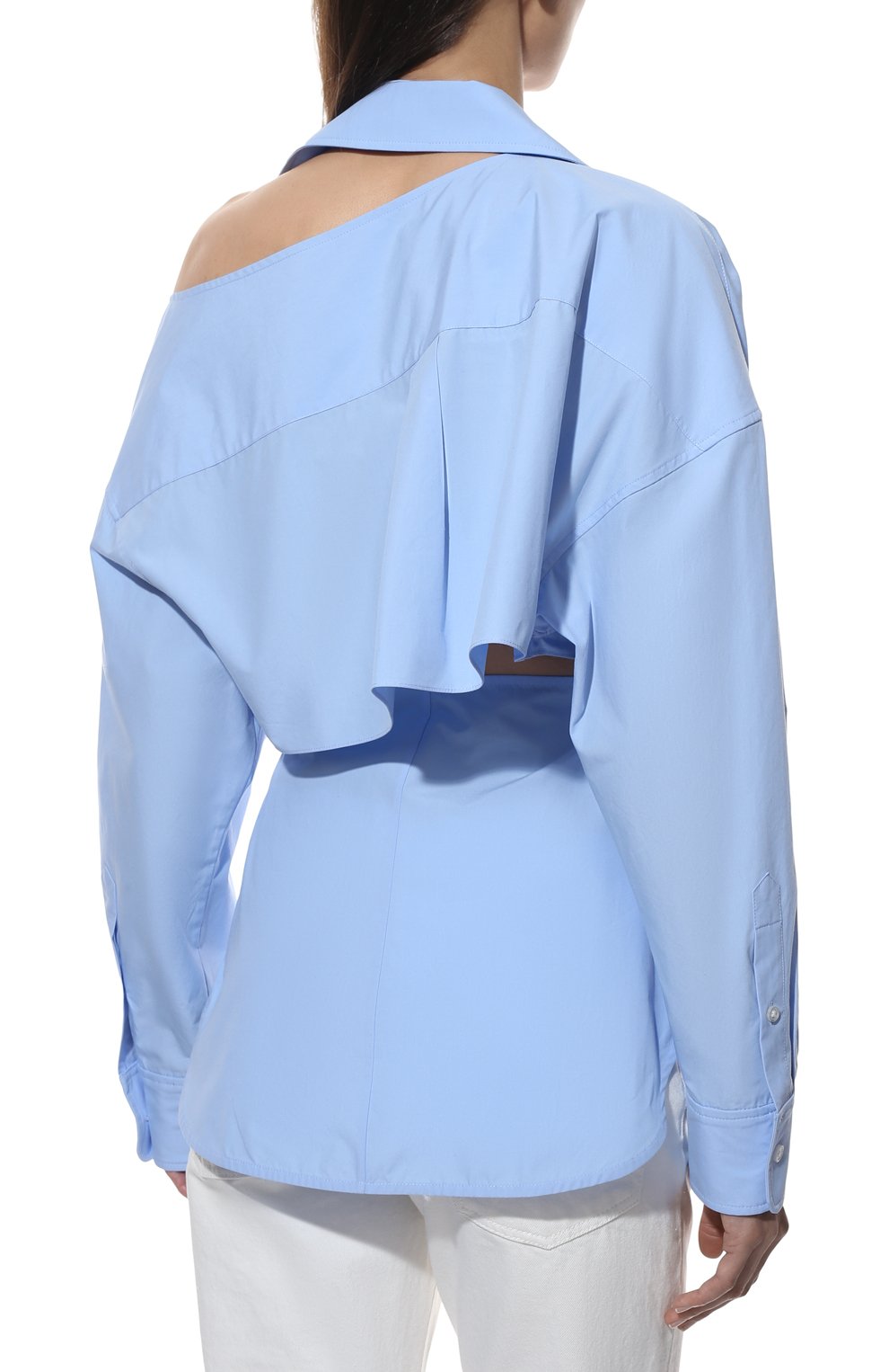 Хлопковая рубашка ALEXANDERWANG.T, арт. 4WC1221292, фото 4