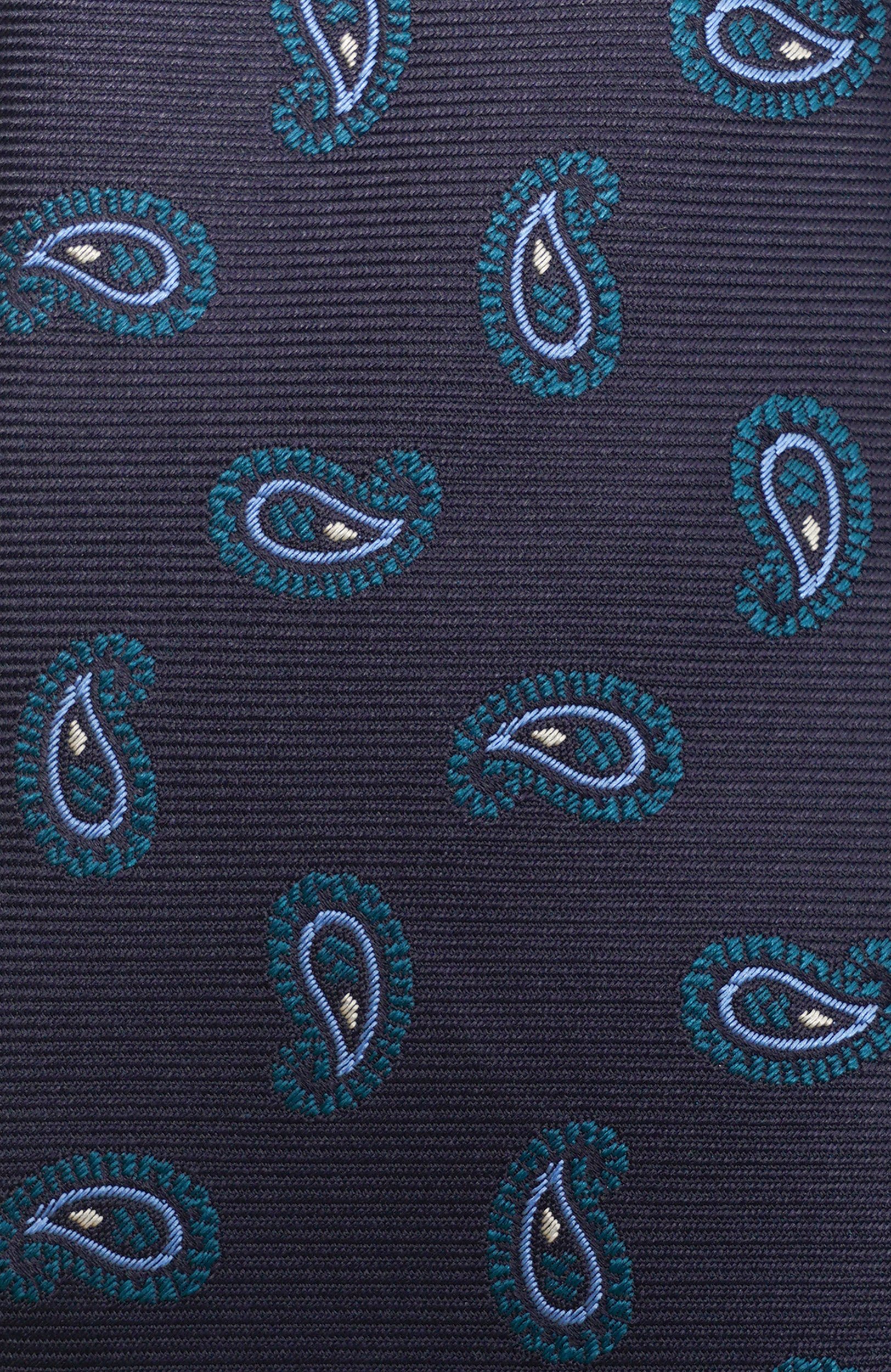 Шелковый галстук CANALI темно-синего цвета по цене 21450 руб., арт. 18/HJ04721, фото 4 Шелковый галстук CANALI, арт. 18/HJ04721, фото 4