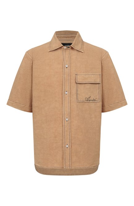 Мужская рубашка изо льна и лиоцелла AMIRI, арт. AMT0SH1156