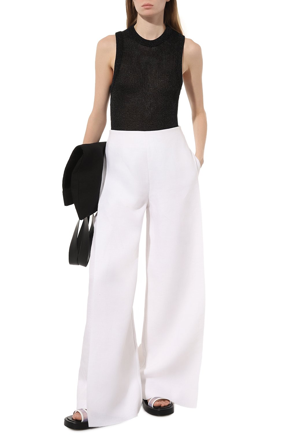 Льняные брюки ALEXANDRA GEORGIEVA BY KRESTETSKAYA STROCHKA, арт. L306b23, фото 2