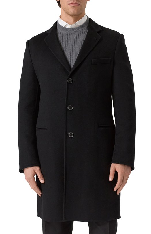 Кашемировое пальто Giorgio Armani 8CG0L01A/T00BV Чёрный  8CG0L01A/T00BV Фото 3