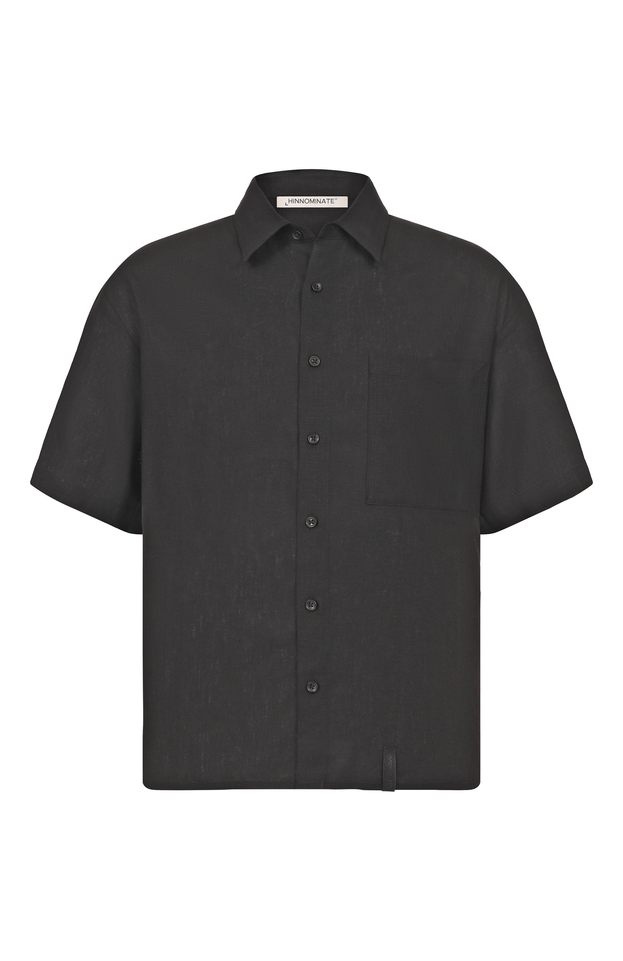 Рубашка изо льна и вискозы HINNOMINATE, арт. HMABM01556, фото 1