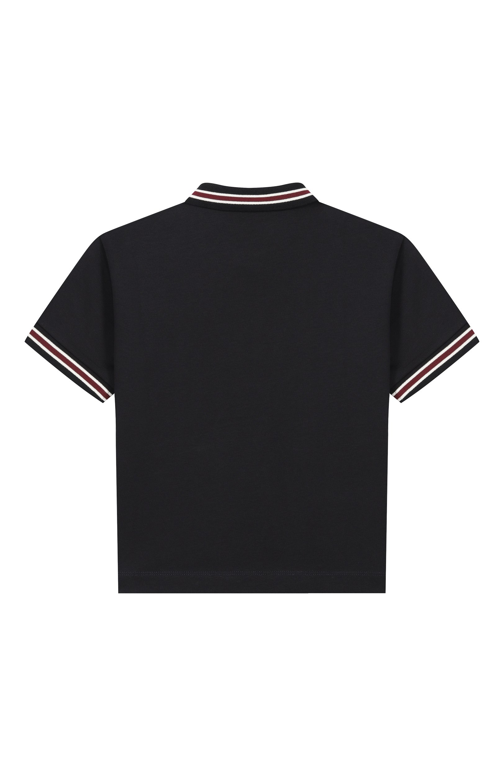 Хлопковое поло EMPORIO ARMANI темно-синего цвета по цене 12400 руб., арт. EB001381/AF13715, фото 2 Хлопковое поло EMPORIO ARMANI, арт. EB001381/AF13715, фото 2
