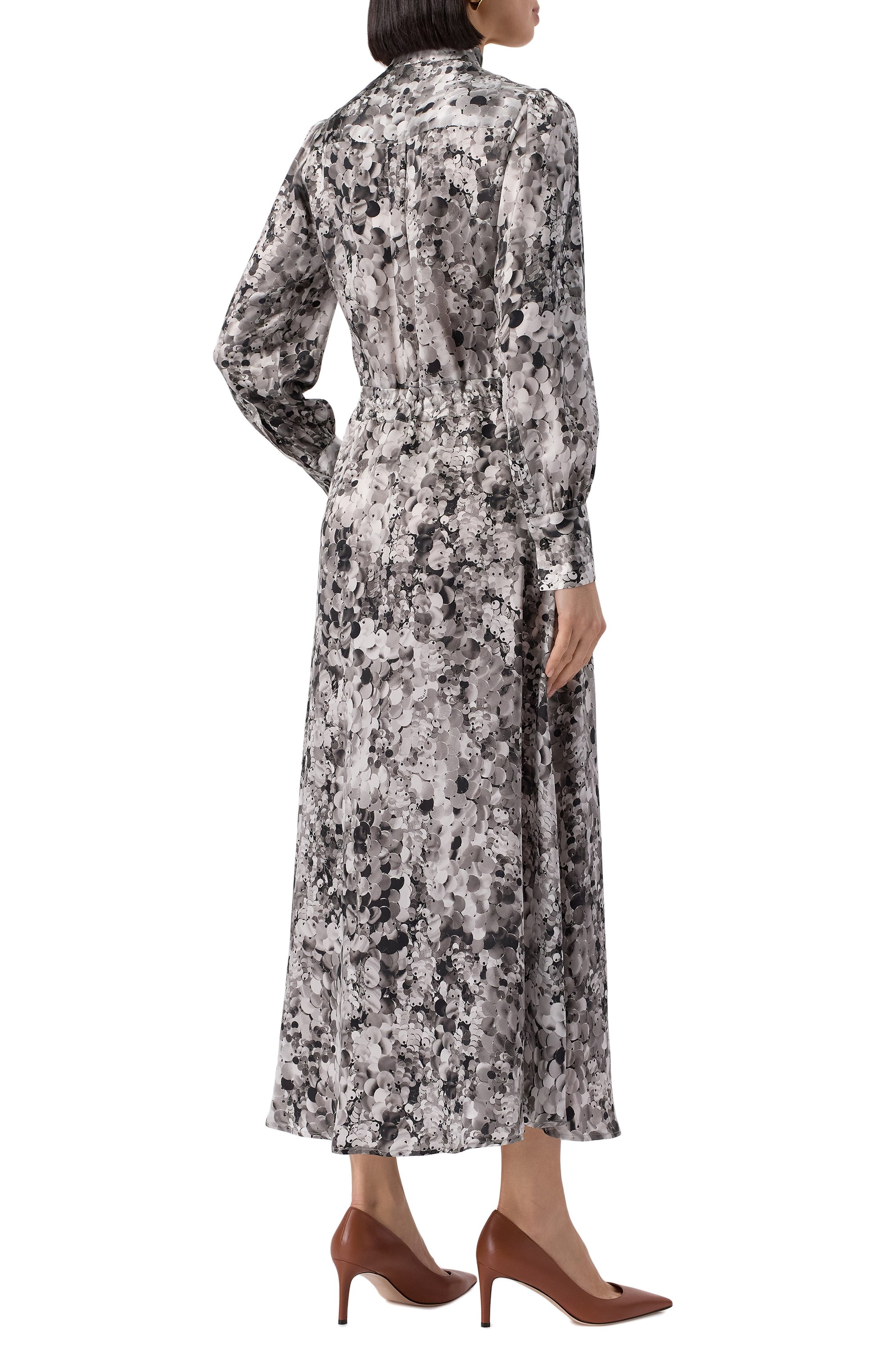 Шелковое платье KITON, арт. D52302K0585G01, фото 4