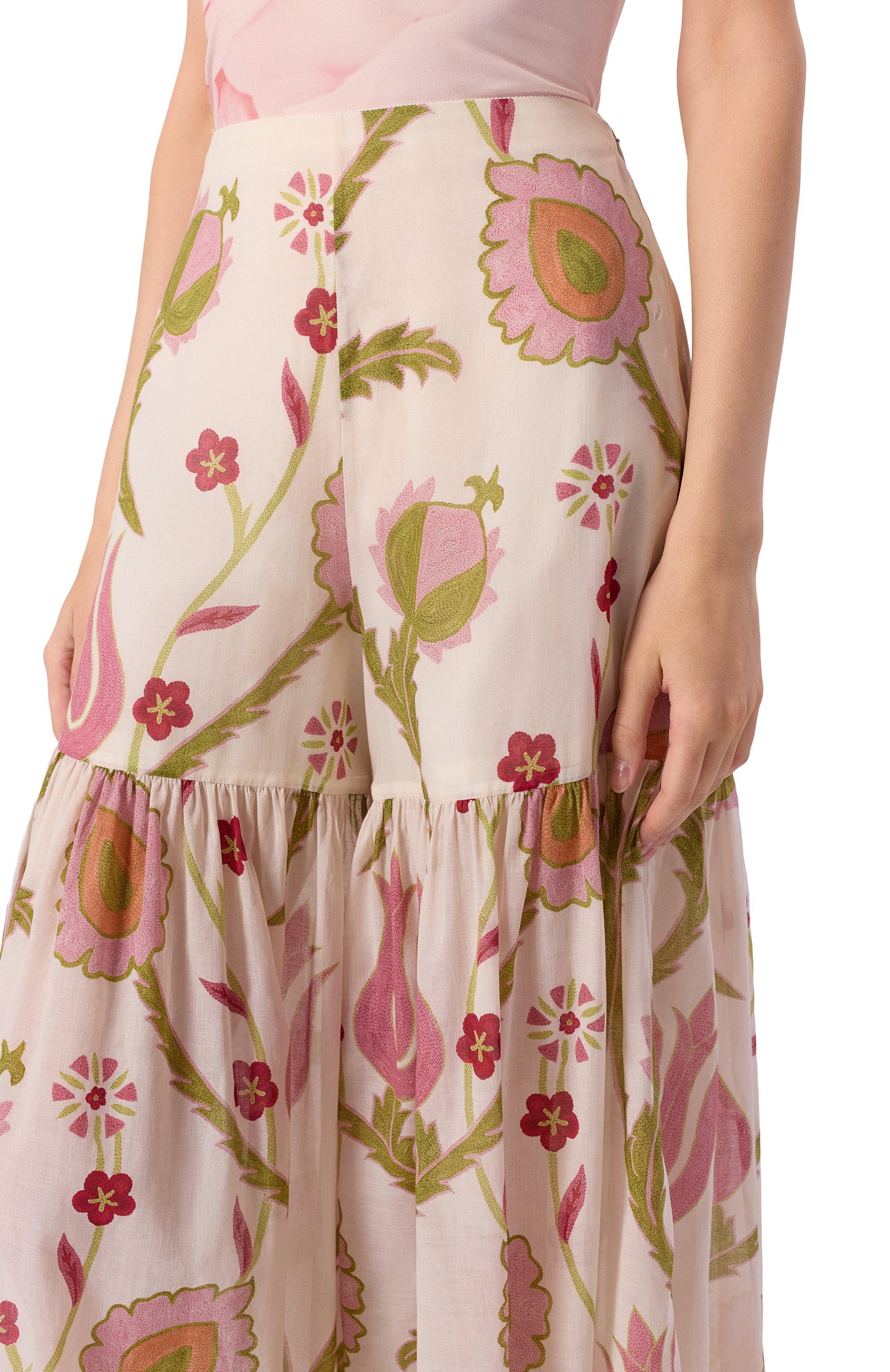 Хлопковые брюки GIAMBATTISTA VALLI, арт. 26SSRVCA3068/39PRI, фото 5