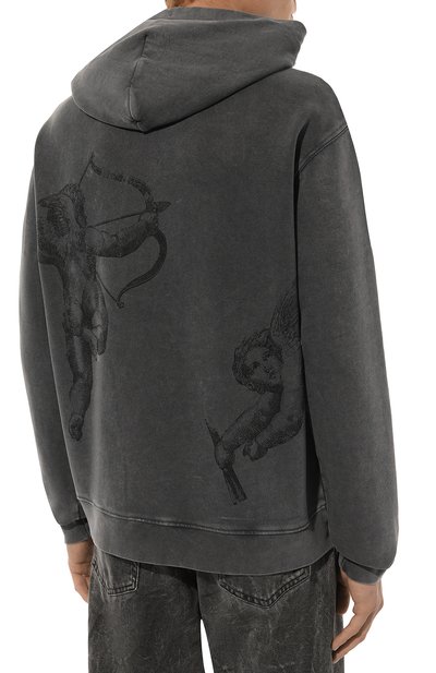 Хлопковое худи DIEGO VENTURINO, арт. D3W4DVFLHPDSTR, фото 4