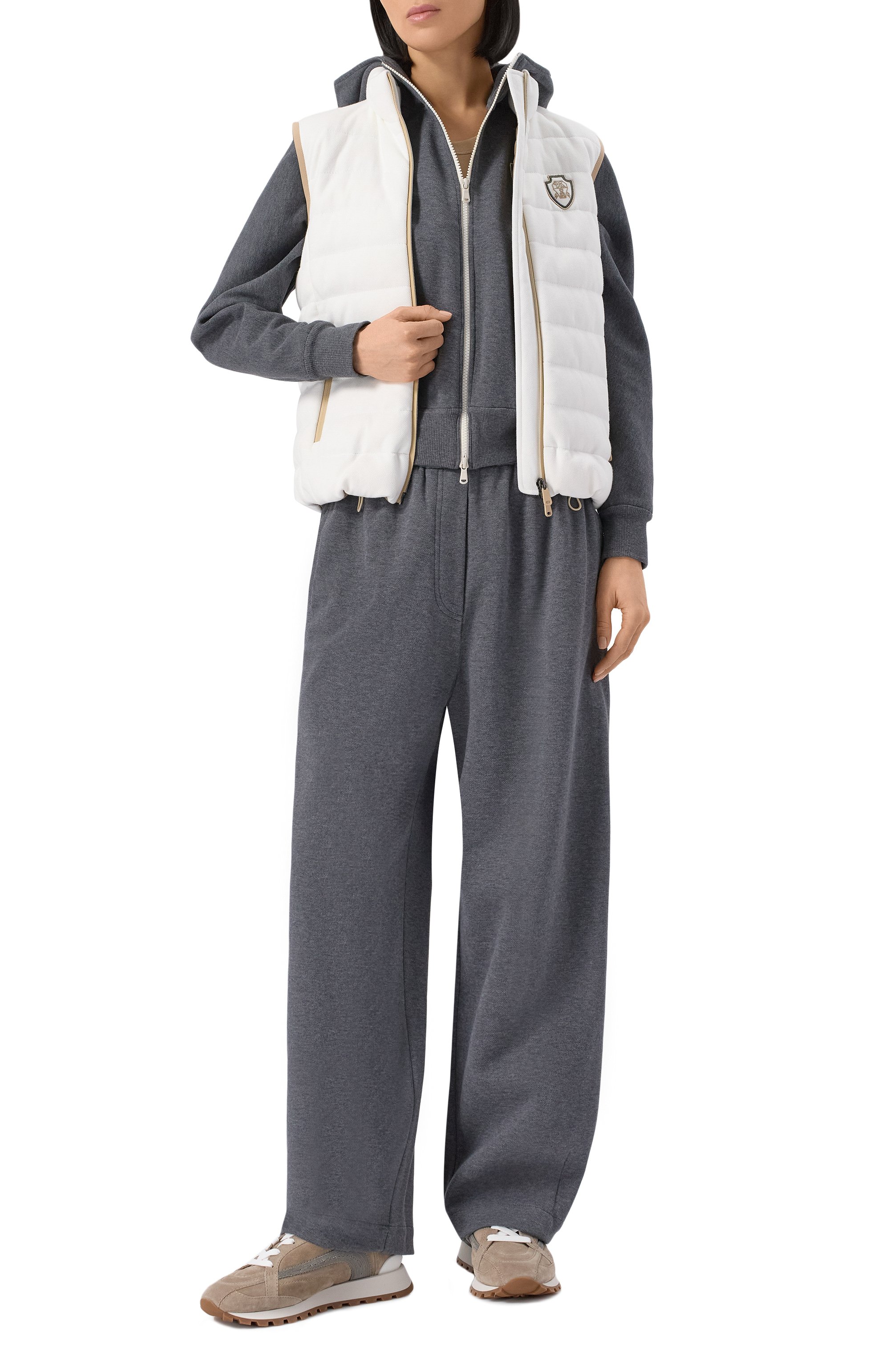 Пуховый жилет BRUNELLO CUCINELLI, арт. MG9277778, фото 2