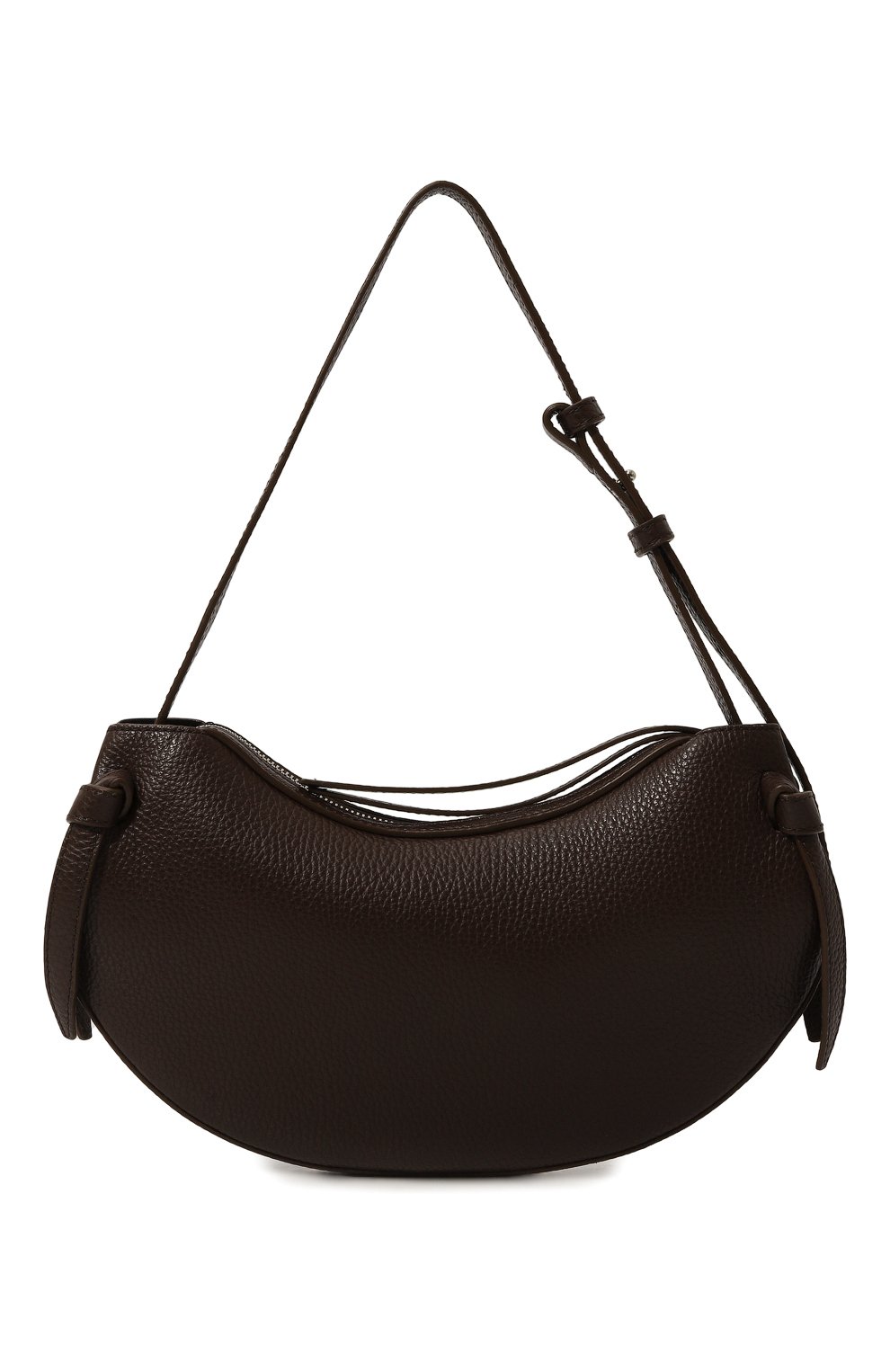 Сумка fortune cookie YUZEFI темно-коричневого цвета по цене 49600 руб., арт. YUZC0-HB-FC-L038, фото 6 Сумка fortune cookie YUZEFI, арт. YUZC0-HB-FC-L038, фото 6