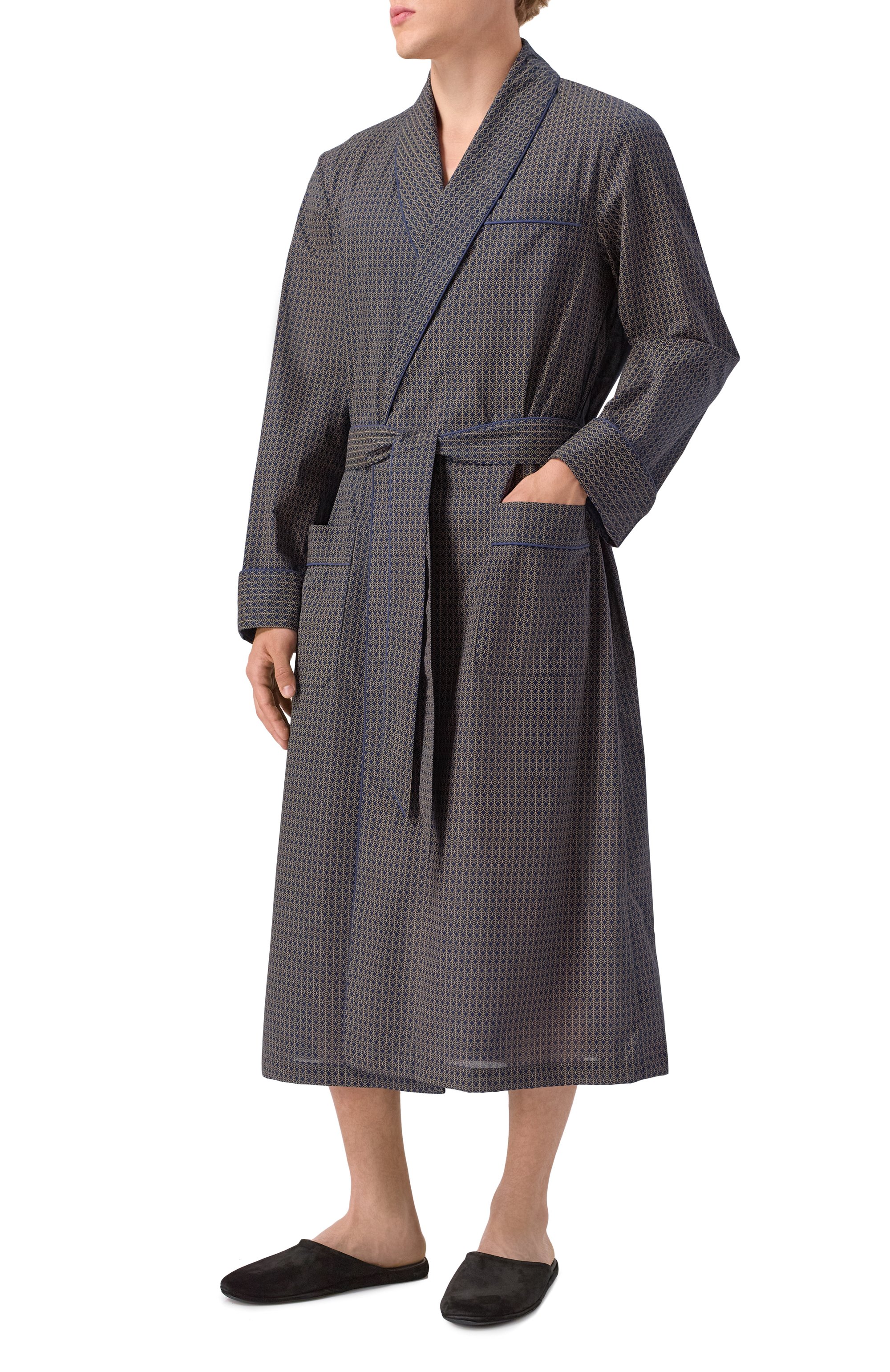 Хлопковый халат DEREK ROSE, арт. 5505/NELS106, фото 2